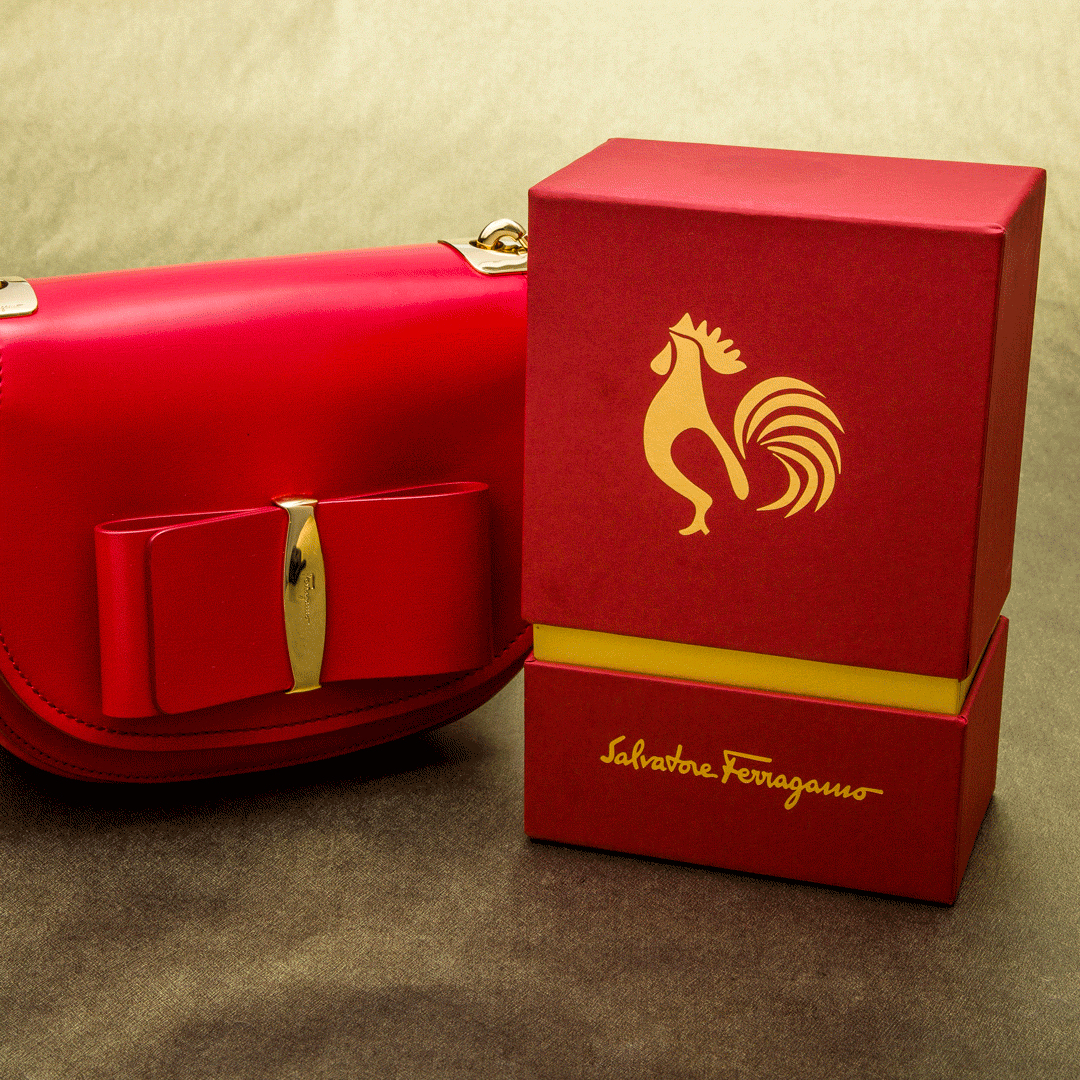 salvatore ferragamo气派的红包礼盒.