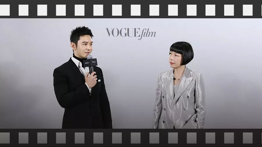 《vogue服饰与美容》编辑总监angelica张宇与黄晓明